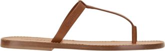 Dsquared2 Platte sandalen - Heren - Schoenen - Bruin - Maat: 43 EU Leer