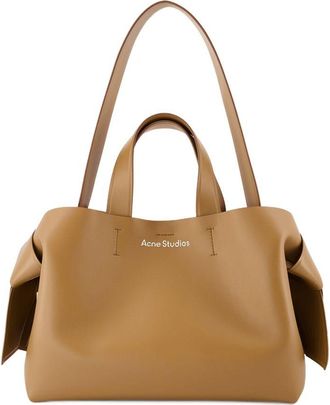Acne Studios Unisex Shoulder Bag Brown Calfskin