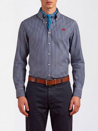 La Martina Camicia Uomo colore Indaco