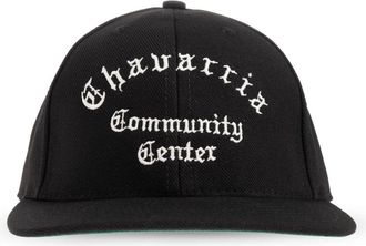 Willy Chavarria Chavarria Community Center Cap - unisex - Petten - Zwart - ONE Size - Wol - Accessoires