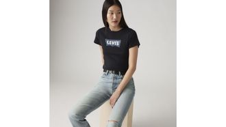 Levi's Graphic Essential Sporty Tee - Womens - XS - Black