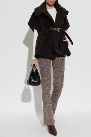 Max Mara Wool Vest, Womens, Brown