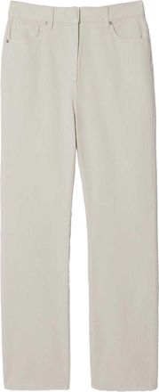 Lacoste Dames/Dames Twill 5 Zakken Broek (Grijs)