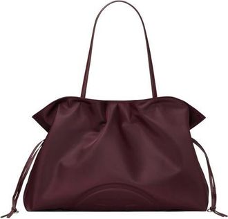 Tory Burch Ella Nylon Drawstring Tote in Dark Carmine at Nordstrom