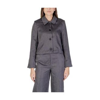 Jacqueline de Yong Mujer, Chaquetas, Gris, Talla: 2XS