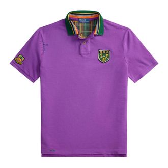 Ralph Lauren Polo Shirts, male, Purple, Size: XL Classic Fit Piqu&eacute; Polo
