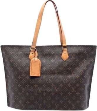 Louis Vuitton Pre-owned Tote Bags, female, Brown, Size: ONE SIZE Pre-owned Fabric Tote