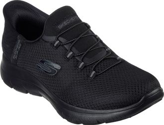 Skechers Summits - Diamond Dream Textile Damestrainers in zwart