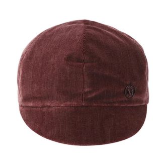 Maison Michel Emy Visor Hoed - Dames - Petten - Rood - M - Katoen - Accessoires