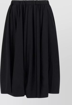 Comme Des Garçons soft pleated skirt elastic waistband
