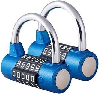 OEM Lucchetti A Combinazione A 5 Cifre, Lucchetti Da Palestra, Lucchetti A Combinazione Resettabili, Per Scuola, Armadietto Sportivo, Valigetta, Cassetta 