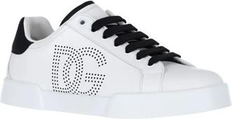 Dolce & Gabbana Low-Top Sneaker - Portofino Sneakers - White - Gr. 39,5 (EU) - in Weiß - für Damen
