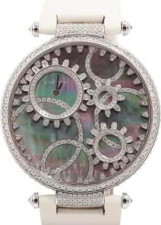 Cartier Diamond Set Libre Tems Moderne de Watch 18kt White Gold