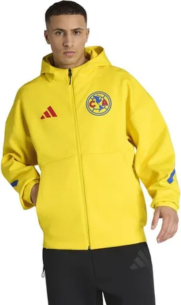 adidas Mens adidas Yellow Club America 2025/26 Club Anthem Full-Zip Hooded Jacket at Nordstrom, Size Small