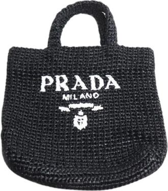 Prada Pre-owned Tote Bags, female, Black, Size: ONE SIZE Pre-owned Vintage Tote Bag