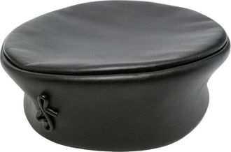 Ruslan Baginskiy Accessoires, unisex, Zwart, XS, Katoen, Baker Boy Cap