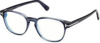 Tom Ford Eyeglasses - male - Tom Ford - Glasses - Blue - 51 MM - Accessories