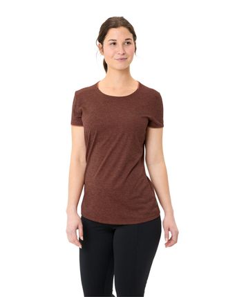 Vaude Funktionsshirt VAUDE WOMENS ESSENTIAL T-SHIRT, Damen, Gr. 34, buckeye, Obermaterial: 100% Polyester, slim fit normal, Rundhals, Shirts Funktionsshirt,
