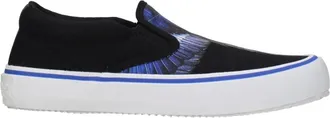 Marcelo Burlon Schoenen, Heren, Zwart, 43 EU, Zwarte Slip-On Loafer Sporty Glam