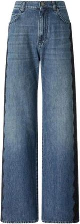 Pinko Pinko, Dames, Jeans, Blauw, Maat: W27 Katoen