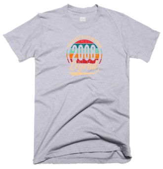 Generic 18th Birthday T Shirt 18 Years of Being Awesome Legend Born in 2007 Funny Joke Gift Tee Top (UK, Alpha, M, Regular, Regular, Grey)