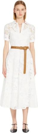 Max Mara Dames, Jurken, Wit, Maat: XS