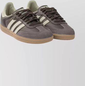adidas leather low-top sneakers