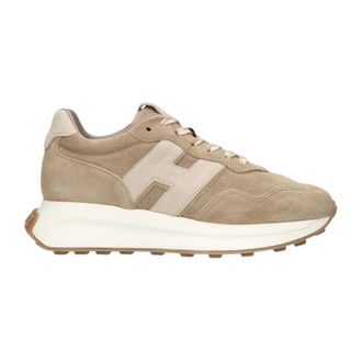 Hogan H641 Allacciato H Patch - Heren - Sneakers - Beige - 39 EU - Su&egrave;de - Schoenen