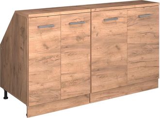 Vicco Conjunto De Armarios Para Techo Inclinado Rion, Roble Dorado, 140 Cm Lote De 2 Carcasas De Armario 60 Cm De Profundidad, Vicco