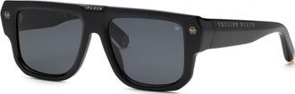 Philipp Plein Mens SPP179 53 550Z29 Sunglasses - Green - One Size