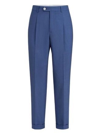 Brunello Cucinelli pleated trousers - Blue