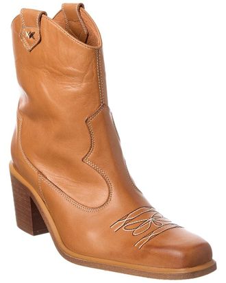 Free People Wandering Western Leather Boot