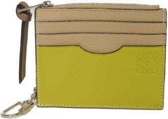 Loewe Nude Beige Leather Coin Purse/Coin Case (Pre-Owned)
