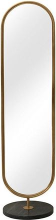 Global Interiors Design Standspiegel Portrait mit Marmorsockel, 172 x 41 cm