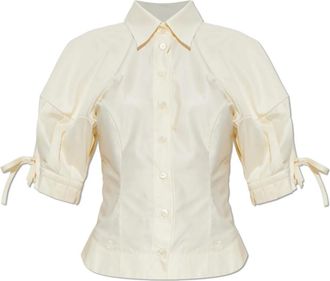 Vivienne Westwood Idaho Top - Dames - Overhemden - Beige - S - Katoen - Overhemden