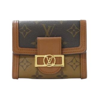 Louis Vuitton Pre-owned Monogram Dauphine Compact Short Wallet - - Pre-owned - Donna - Marrone - ONE SIZE