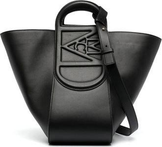 MCM large Travia leather tote bag - women - Leather - OS - Black