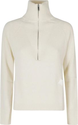 Semicouture Truien & Vesten, Dames, Wit, S, Katoen, Meg Sweater