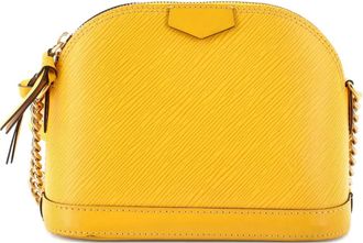 Louis Vuitton Alma Chain Handbag Epi Leather Mini crossbody bag - Geel