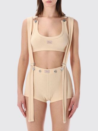 Jean Paul Gaultier Top The Beige Gaultier Patch Bra Jean Paul Gaultier in cotone