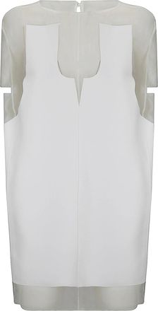 Khaite White panel dress