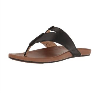 Olukai Womens Lala Sandal In Black/tan
