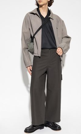 Courr&egrave;ges Jacket With Houndstooth Pattern, Mens, Beige