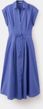 Mango Camicione righe blu - Donna - XS - MANGO