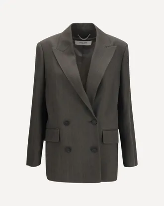 Golden Goose Double-breasted Blazer with drawstring Female 40