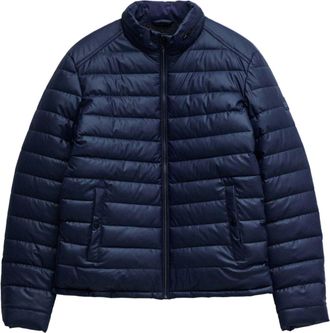 Salsa Steppjacke SALSA Salsa Jeans Steppjacke Light Padded PU Leather Jacket, Herren, Gr. XXL, blau, Obermaterial: 100% Polyurethan PU., Jacken Steppjacke