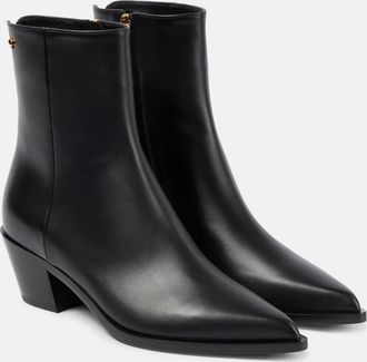 Gianvito Rossi Kinney leather ankle boots