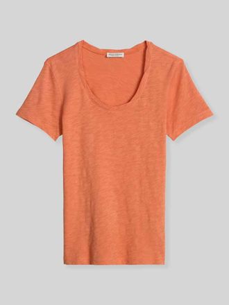 Marc O'Polo Regular Fit T-Shirt aus reiner Baumwolle in Orange, Gr&ouml;&szlig;e XXL