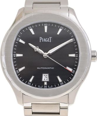 Piaget Polo Automatic Black Dial Mens Watch G0A50016