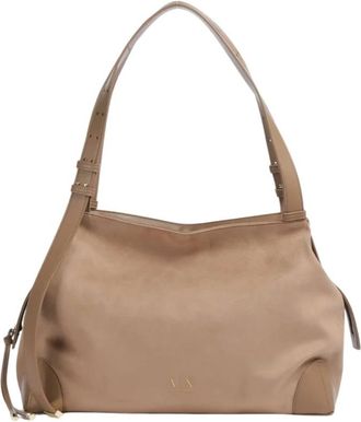 A|X Armani Exchange Shopping Bag - - Bags - Donna - Marrone - ONE SIZE